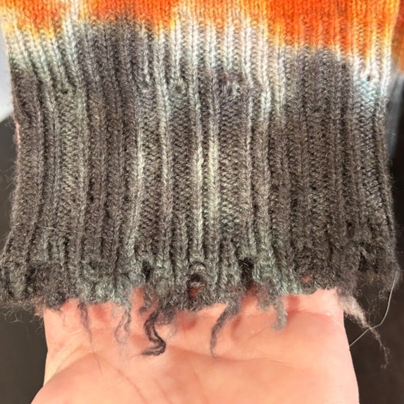 Sandrine Rose x Free People Tie Dye Paradise Circus Cashmere/Wool Sweater Size M - Picture 10 of 16